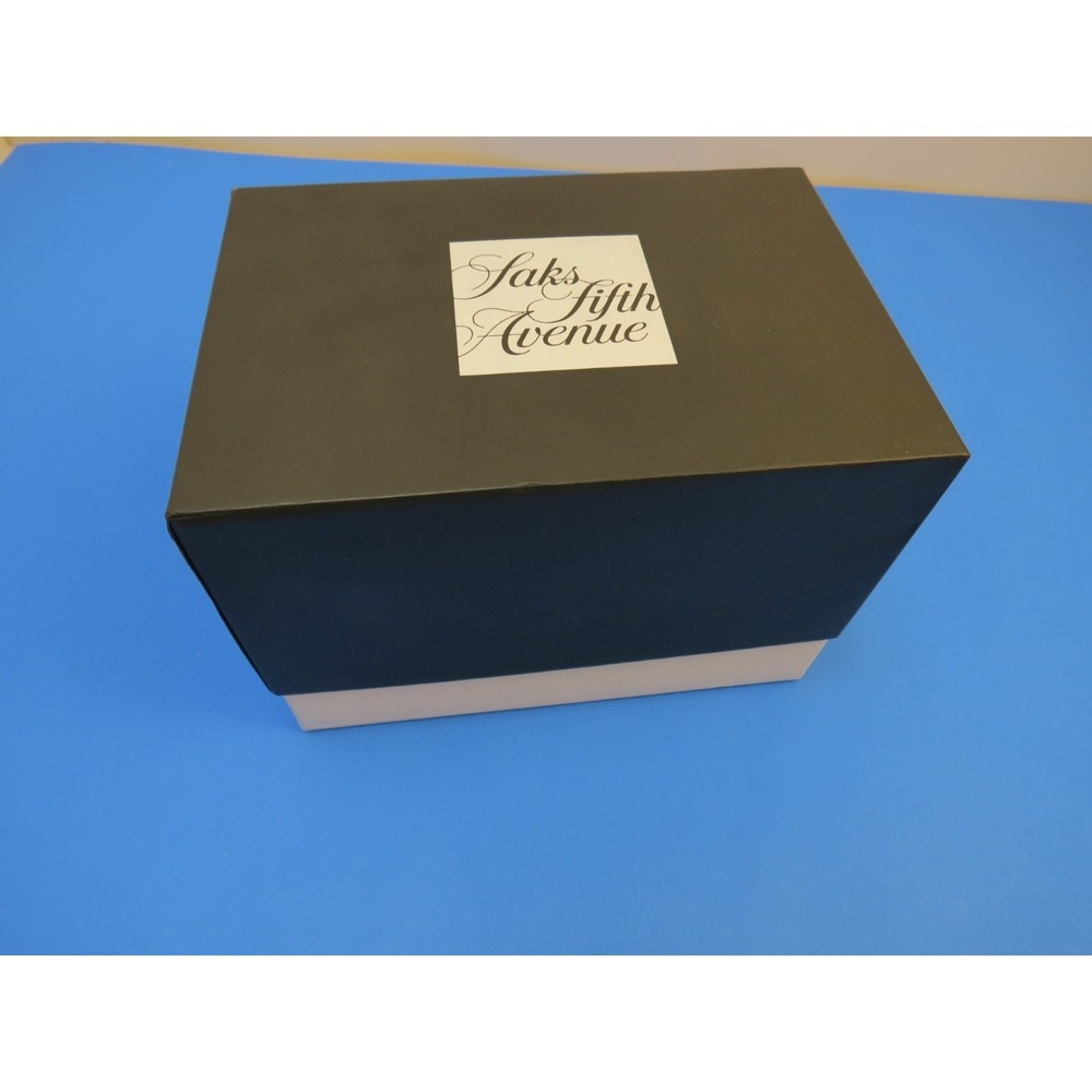 Saks Fifth Avenue Black Gift Box EMPTY
